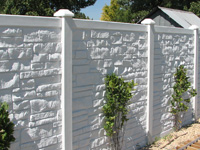 White stone wall