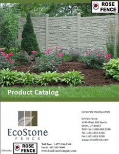 Ecostone Fence brochure